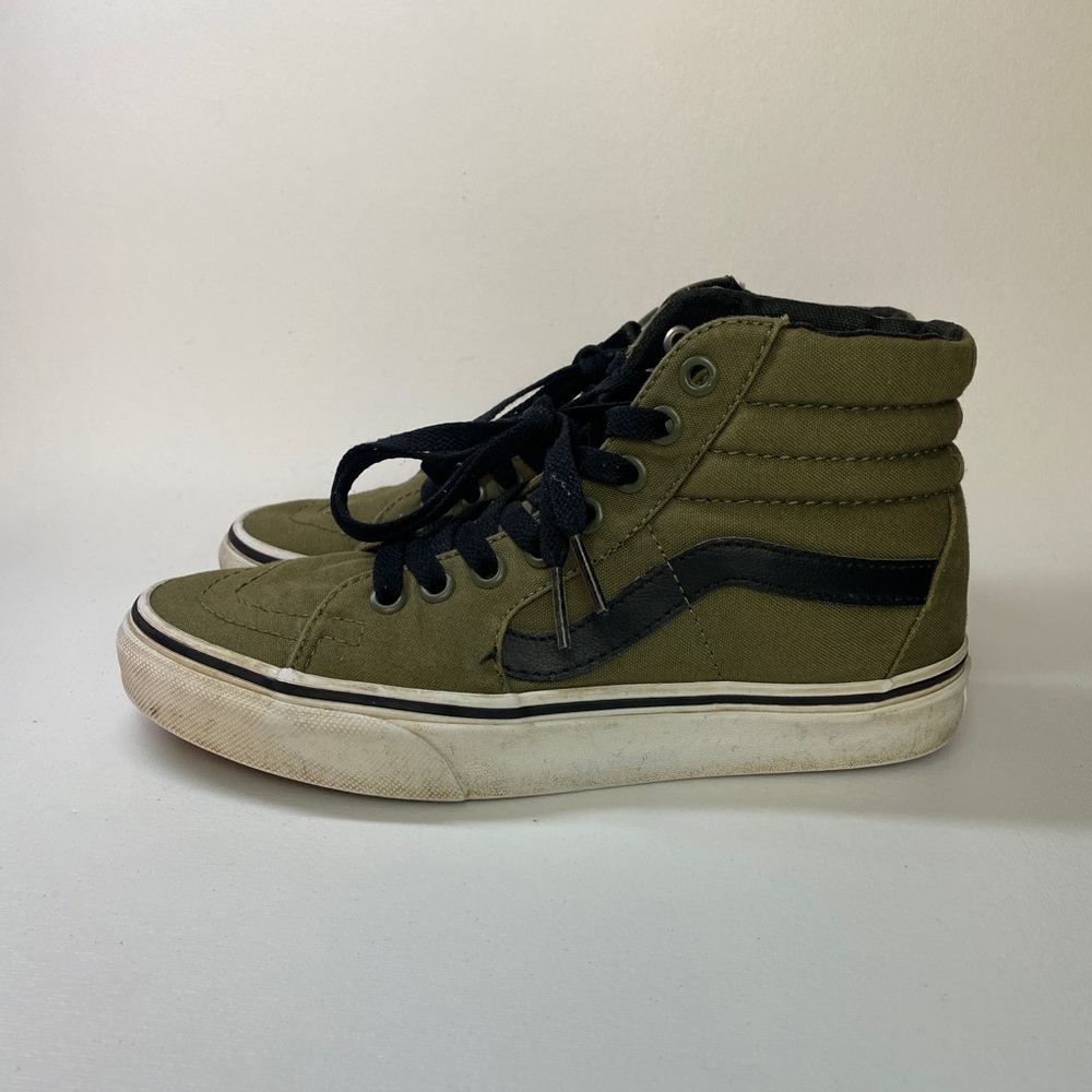 Van’s Sk-8 Hi Sneakers Women’s 5.5 Army Green/Black 721277